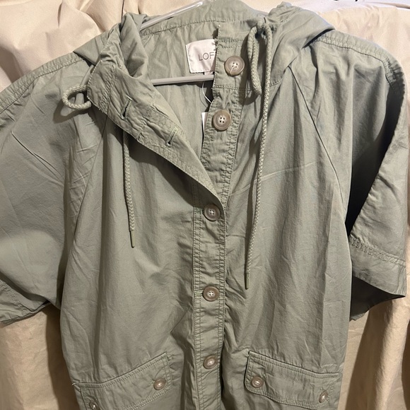 LOFT Jackets & Blazers - NWT! Loft light jacket with hoodie